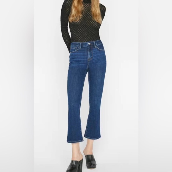 FRAME Denim Le Crop Mini Boot Bootcut Jean - Picture 2 of 7